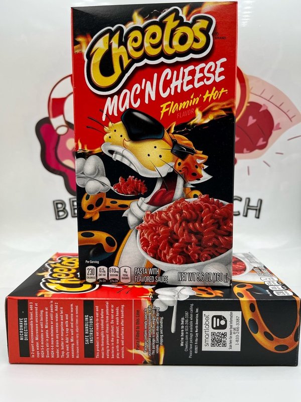 Cheetos Mac ‘N Cheese Flamin’ Hot 160g MDH 5.05.2023