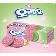 Oreo Pink Green Tea Cream 84g Korea Import