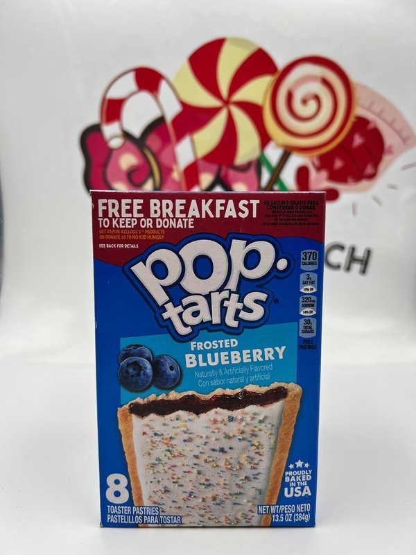 Kelloggs Pop-Tarts Frosted Blueberry 8er