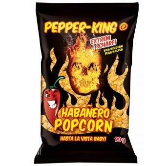 Pepper King Habañero Popcorn 90g