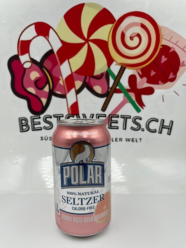 Polar Seltzer Ruby Red Grapefruit 355ml MHD 22.07.2023
