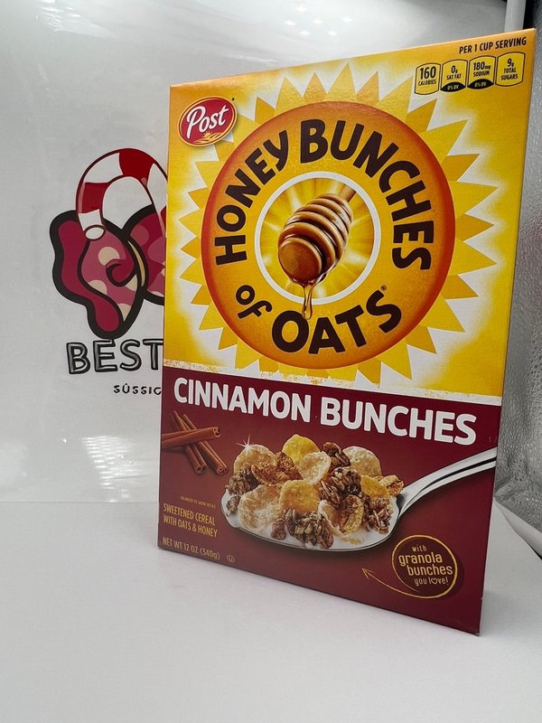 Post Honey Bunches Of Oats Cinnamon Bunches 340g