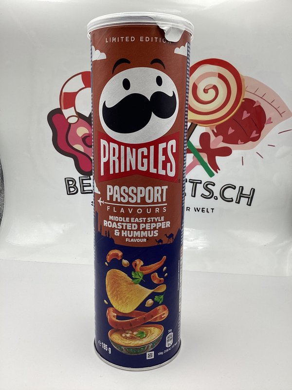 Pringles Passport Middle East Hummus 165g Limited Edition