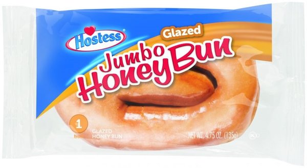 Hostess Glazed Jumbo Honey Bun 135g