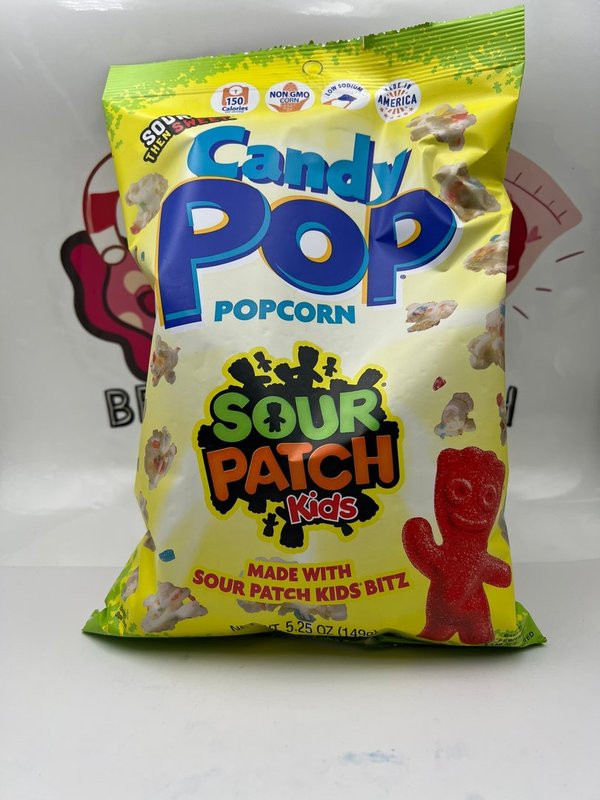 Candy Pop Sour Patch Kids Popcorn 149g MHD 13.02