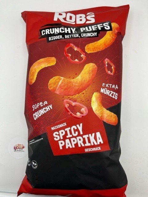 Robs Crunchy Puffs Spicy Paprika 130g