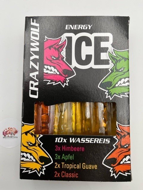 Crazy Wolf Energy Ice Pops 10x40ml