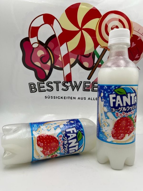 Fanta Yoghurt Rush Milky Strawberry 380ml