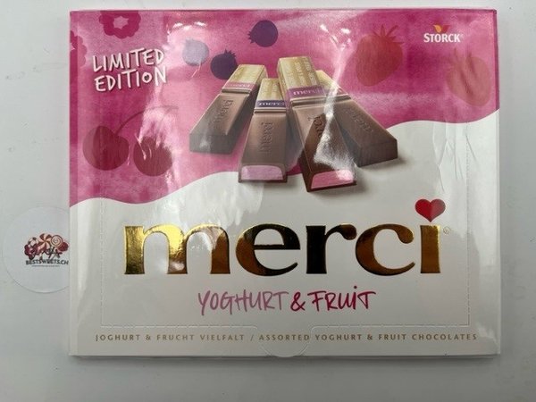 Merci Yoghurt & Fruit 250g Limited Edition
