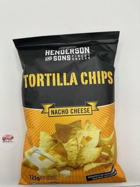 Henderson & Sons Tortilla Chips Nacho Cheese 125g