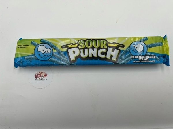 Sour Punch blue Raspberry Straws 57g