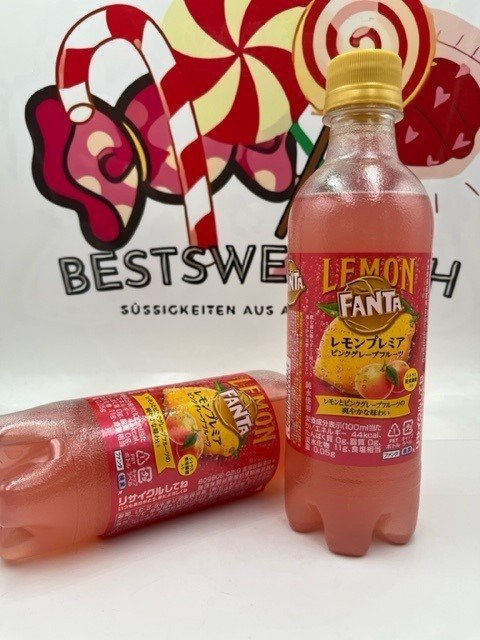 Fanta Premier Lemon Pink Grapefruit 380ml Limited