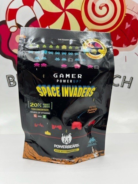 Powerbears Space Invaders Gummies 125g