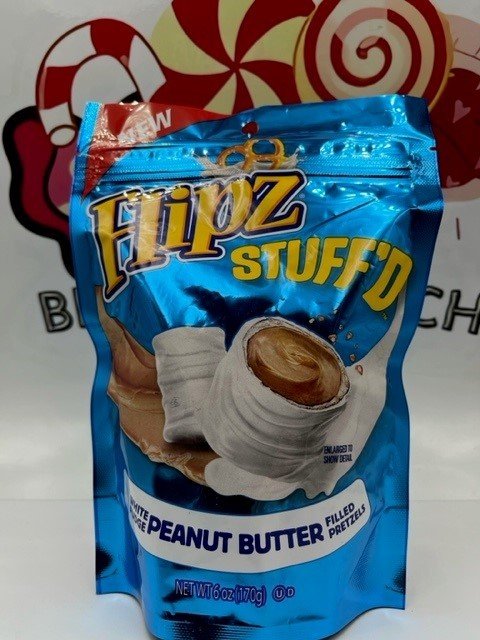 Flipz Stuff D white Fudge Peanut Butter Pretzels 170g