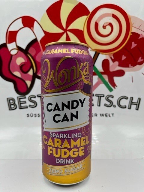 Candy Can Wonka Caramel Fudge Zero 500ml